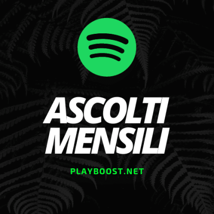 Ascoltatori Mensili Spotify Reali