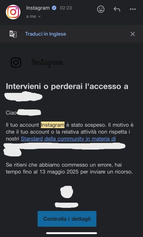 Email Ban