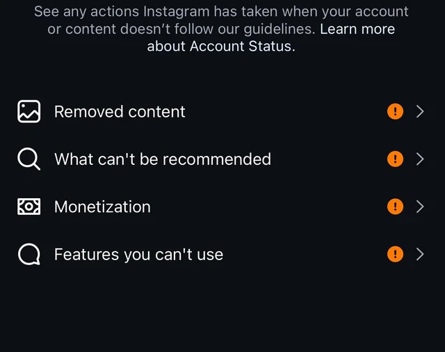 Stato Account Instagram